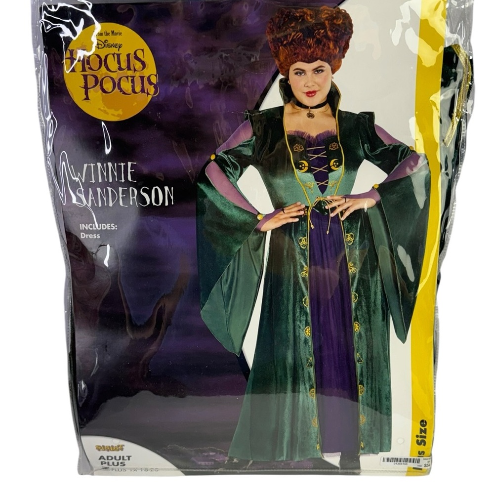 Spirit Halloween Disney Hocus Pocus Winifred Sanderson plus size 1X